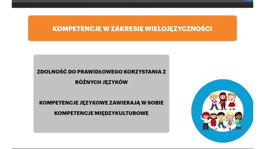 Kadr z nagrania webinaru