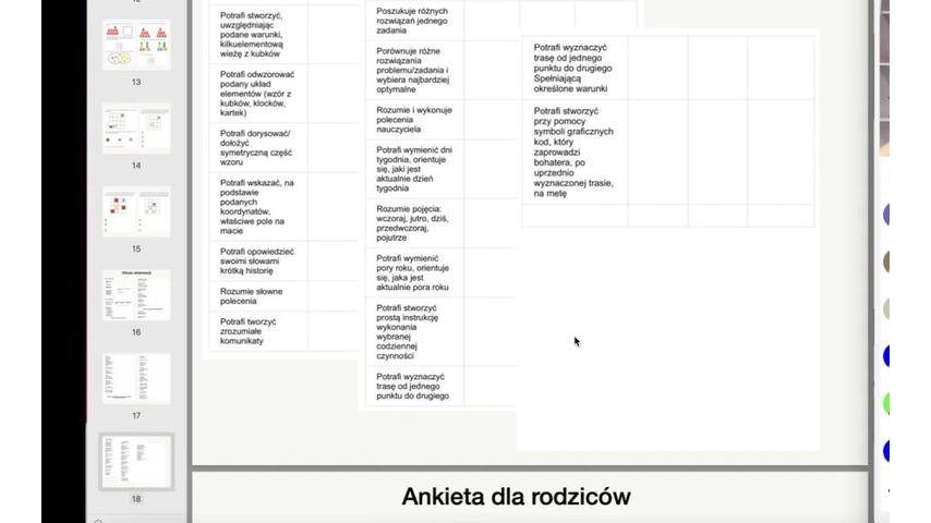 Kadr z nagrania webinaru